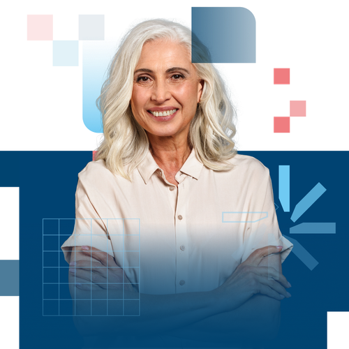 Woman White Hair 500